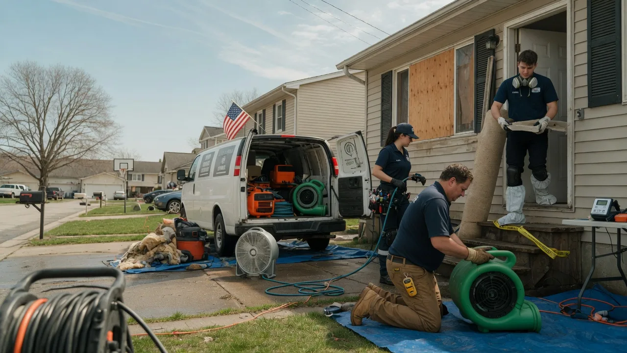 Water Damage Restoration in Luna Pier, MI near me